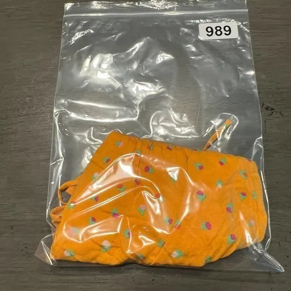 BP Women's Yellow Floral‎ Print Tie Strap Sleeveless Crop Top Tank Size Small - Image 11