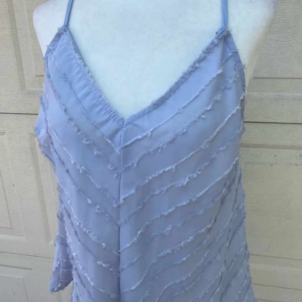 Free people Intimately cami tank v neck textured fringe - Image 4