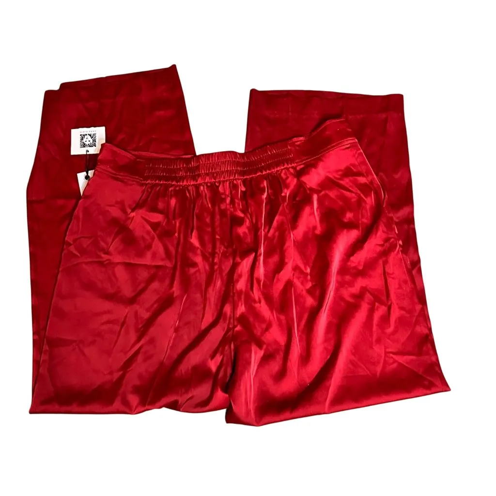 Anne Klein Size 2XL Business Casual Womens Red Pants Plus Elastic Waistband - Image 6