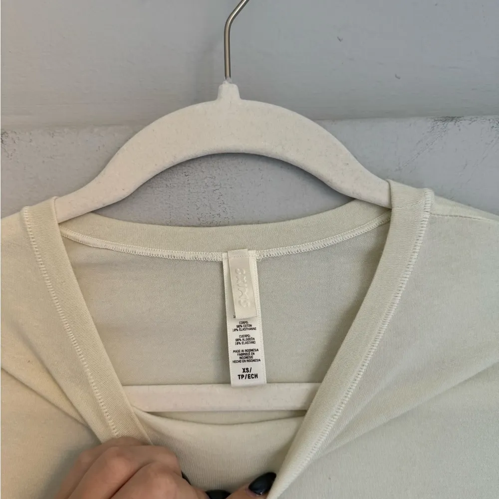 SKIMS  Bone Cotton TShirt XS - Image 5