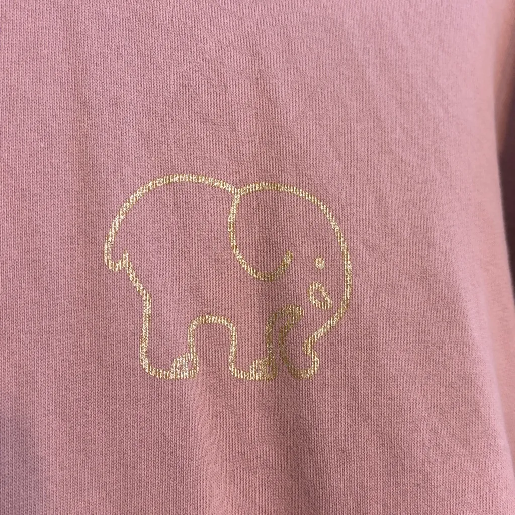 Ivory Ella Size Medium Lilac Elephant Unisex Hoodie - Image 2