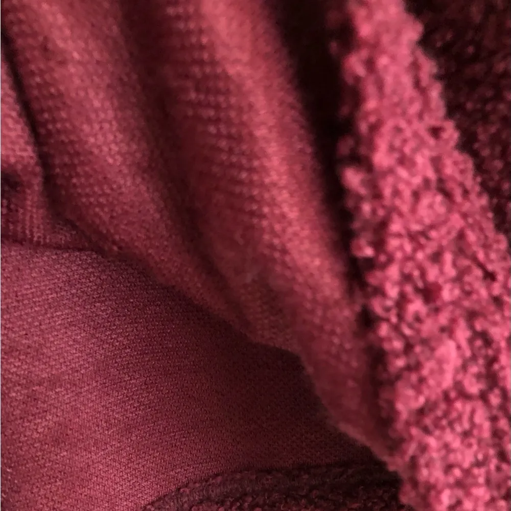 SECRET TREASURES Mottled Knit Sleep Top Size Small Womens Burgundy Baggy  New - Image 7