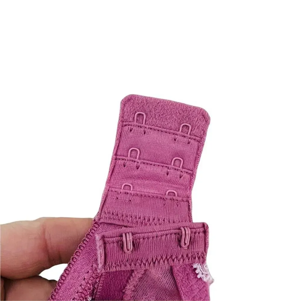 Wacoal Lace Affair Full Figure Underwire Bra 855256 Heather Rose 34DD Feminine - Image 9