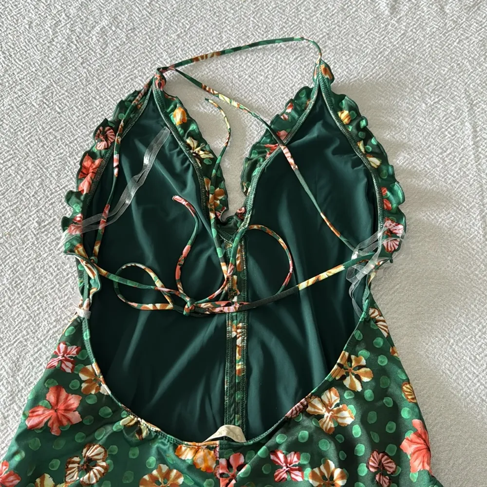 ULLA JOHNSON Giordana Maillot One-Piece Swimsuit, Veridian, Size X-Large, $350 - Image 12