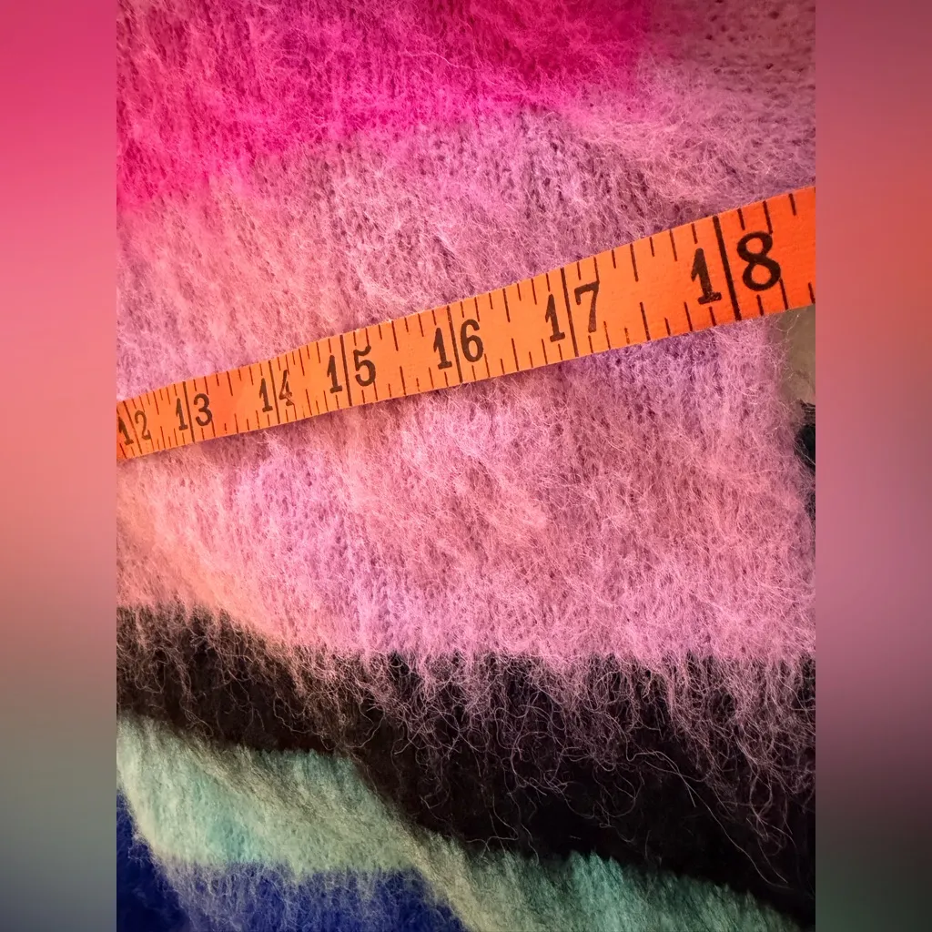 Lili Sidonio Multicolor Striped Crew Neck Sweater - Image 5