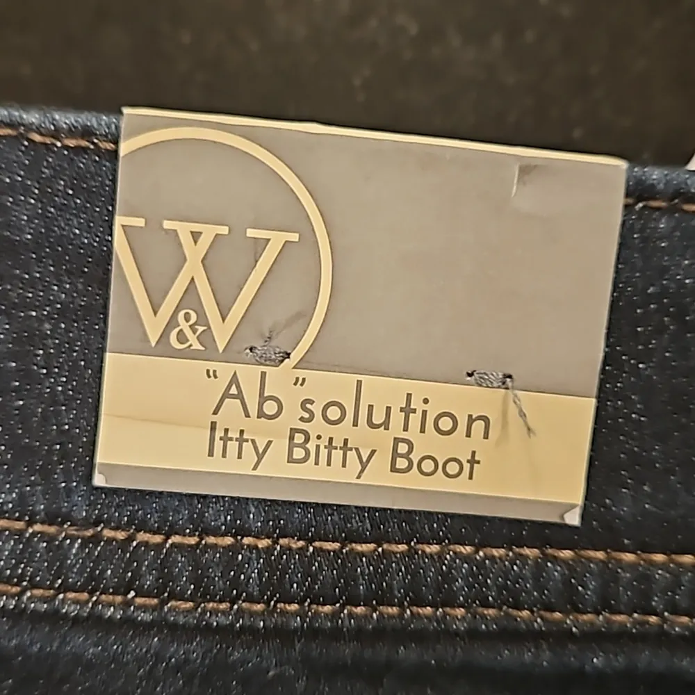 💕WIT & WISDOM💕 'Ab' Solution Itty Bitty Bootcut Jeans ~ Indigo Blue 8 NWT - Image 14