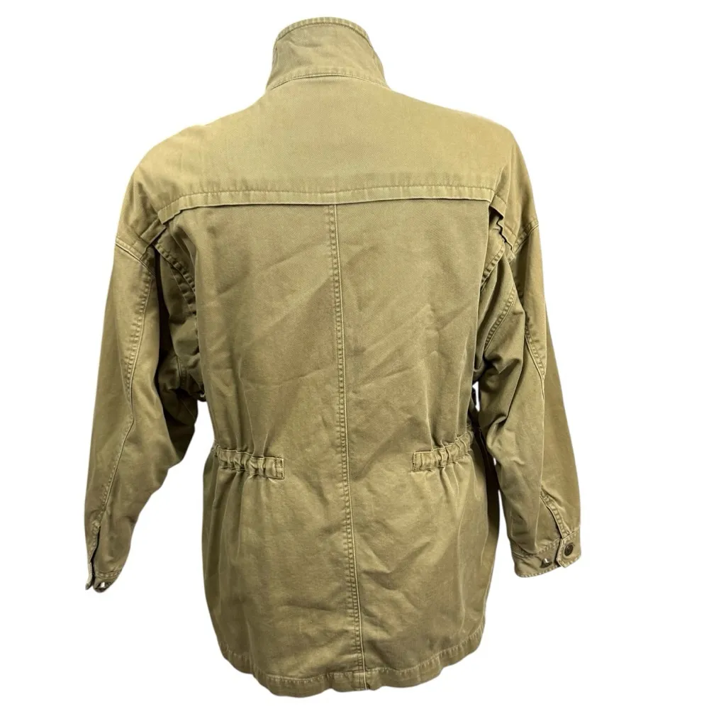 Vintage Argenti Jeans Army Green Utility Jacket Women’s Large 100% Cotton - Image 5