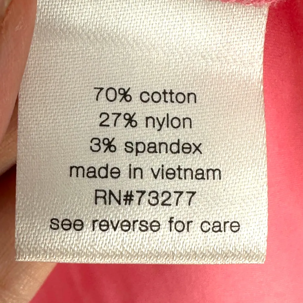 Elizabeth And James | XL | Pink Tie Front Peasant Style Puffy Sleeve Blouse Top - Image 5