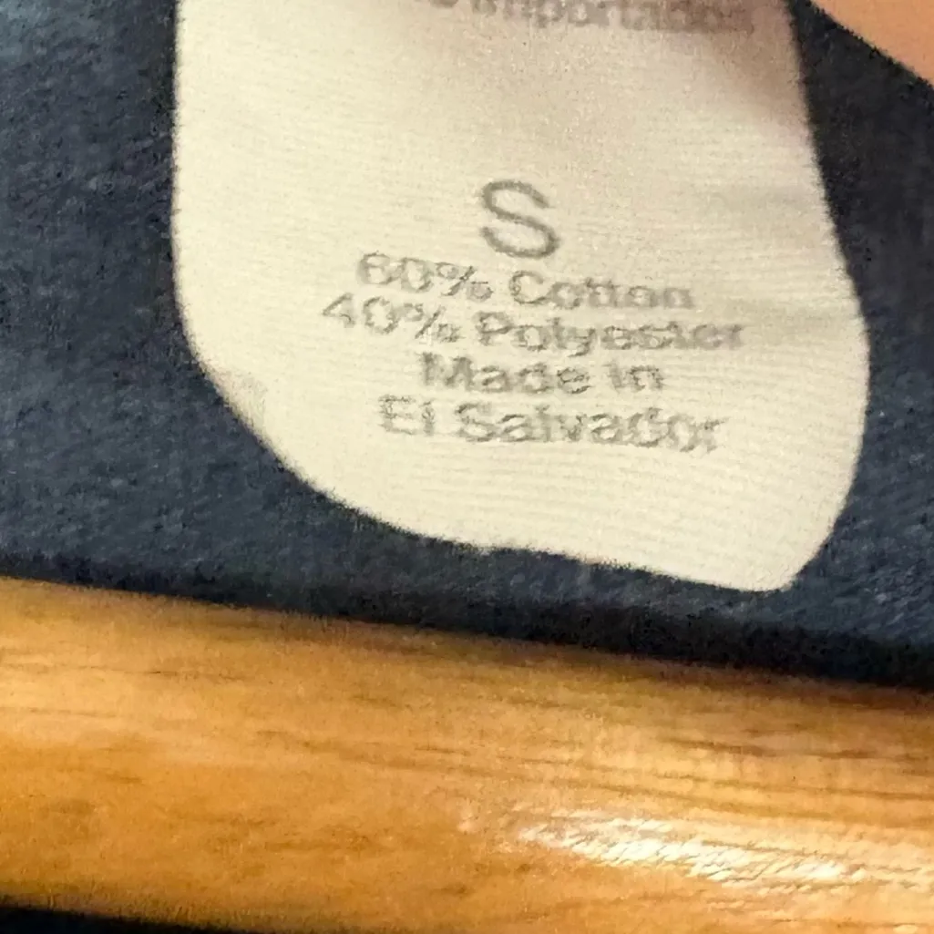 Fruit Of‎ The Loom Soft Spun Navy Burnout USA Tee Size Small - Image 5