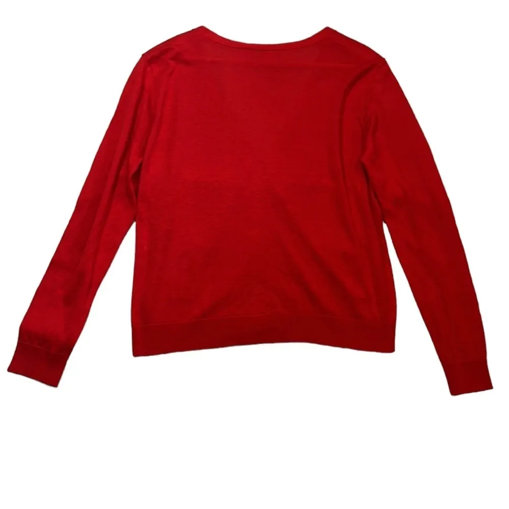 Max Mara Weekend  Red Cardigan Sweater - Image 5