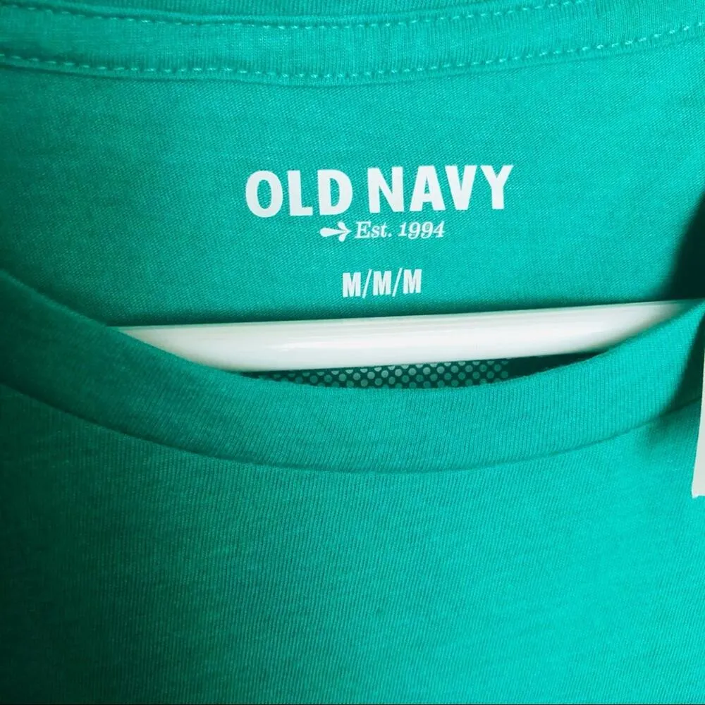 Old Navy Womens Graphic Short Sleeve Crew Neck Tee Sz M - Image 3