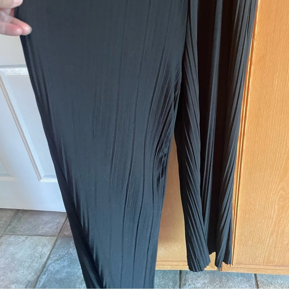 Kimberly Elegant Black Sleeveless jumpsuit tie in back elastic waist size Med. - Image 5