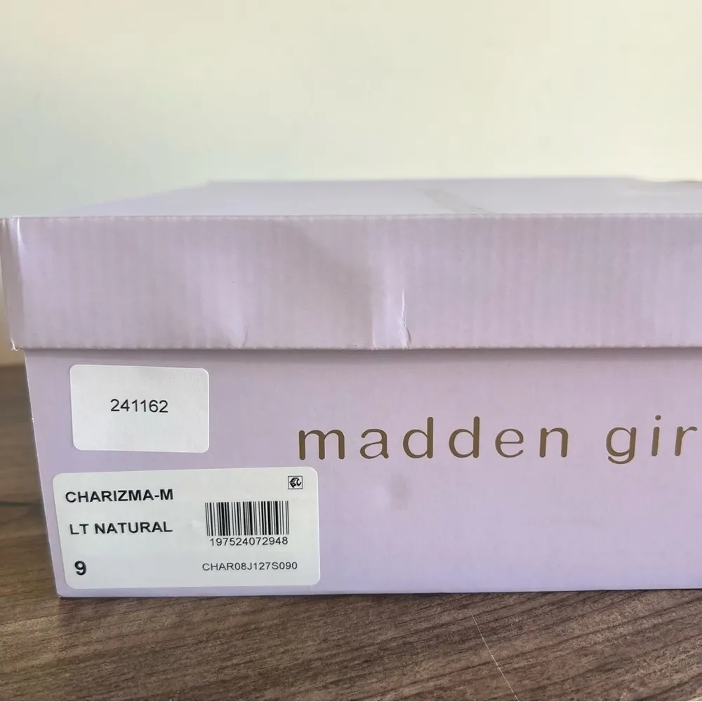 madden girl Charizma Natural Macrame Women's Wedge Sandals Size 9 #B1444 - Image 2