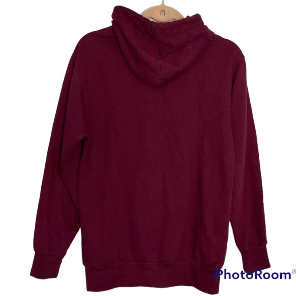 MV Sport Burgundy UC San Diego Embroidered Hoodie Size Small - Image 2