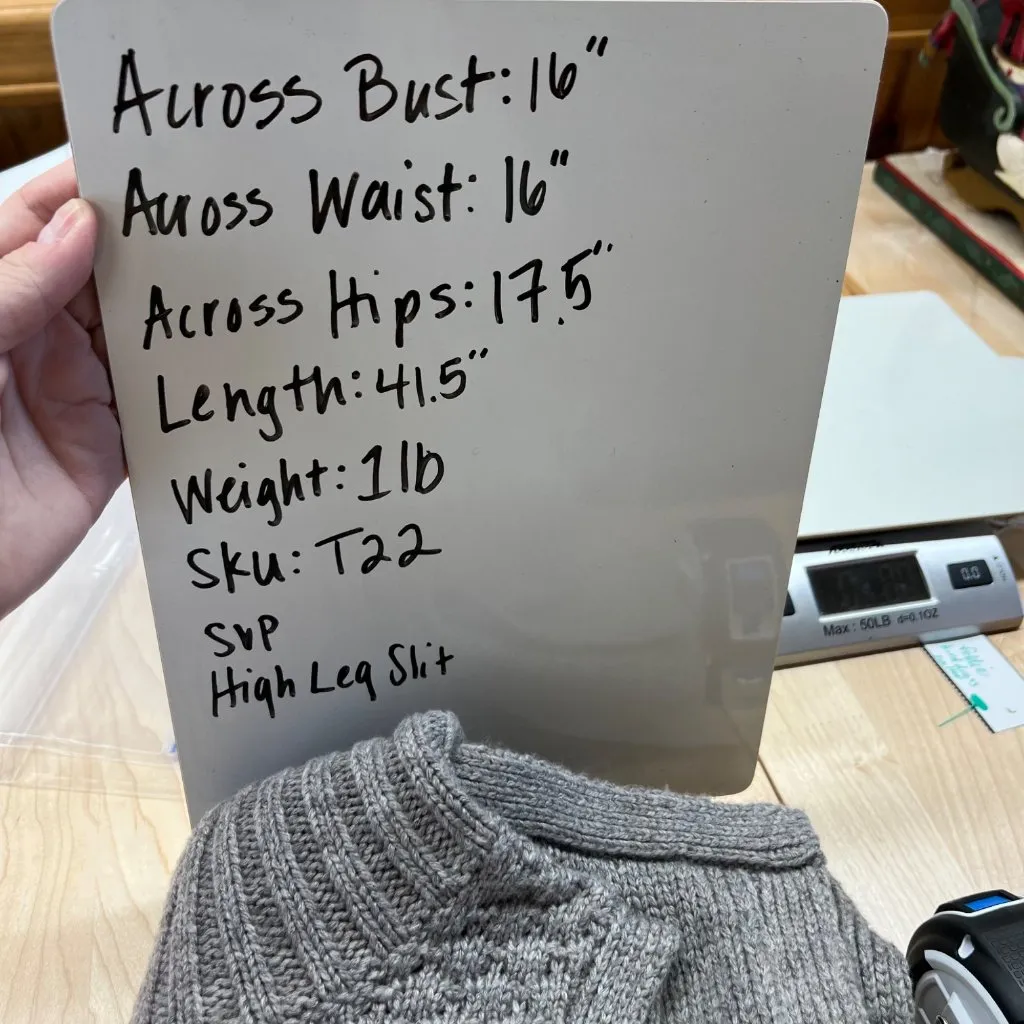 Nomad Morgan Carper Sleeveless Fringe Turtleneck Sweater Dress Gray Size Small - Image 12