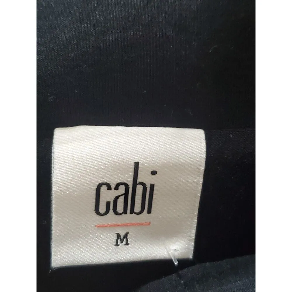 New Cabi Run Around Black Skirt #5052 Long Stretchy Faux Wrap Maxi Medium - Image 8