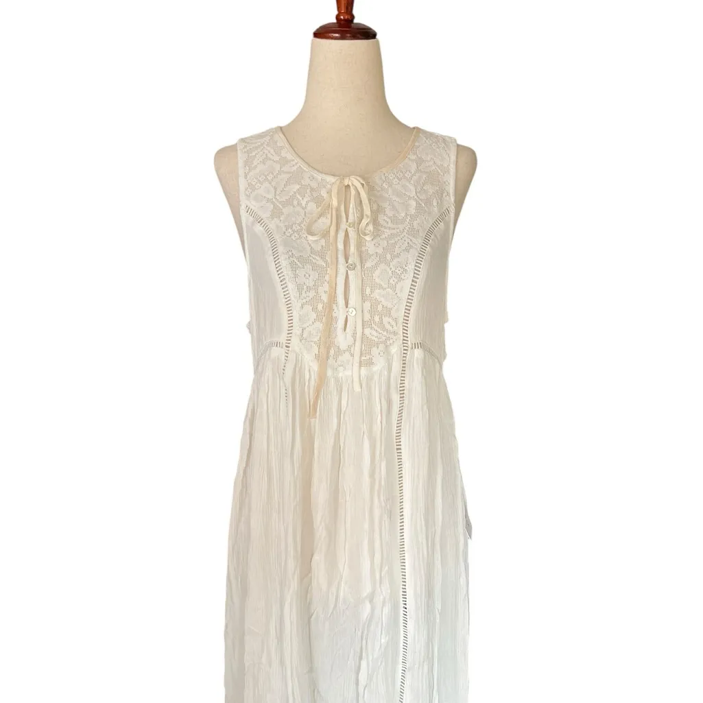 Cotton Candy LA Lace High Low Cover Up Size M - Image 6