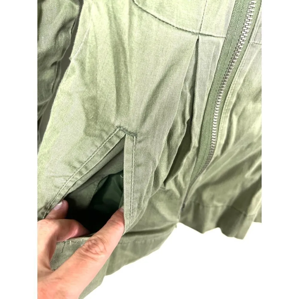 Roxy  green zip up‎ jacket - Image 5