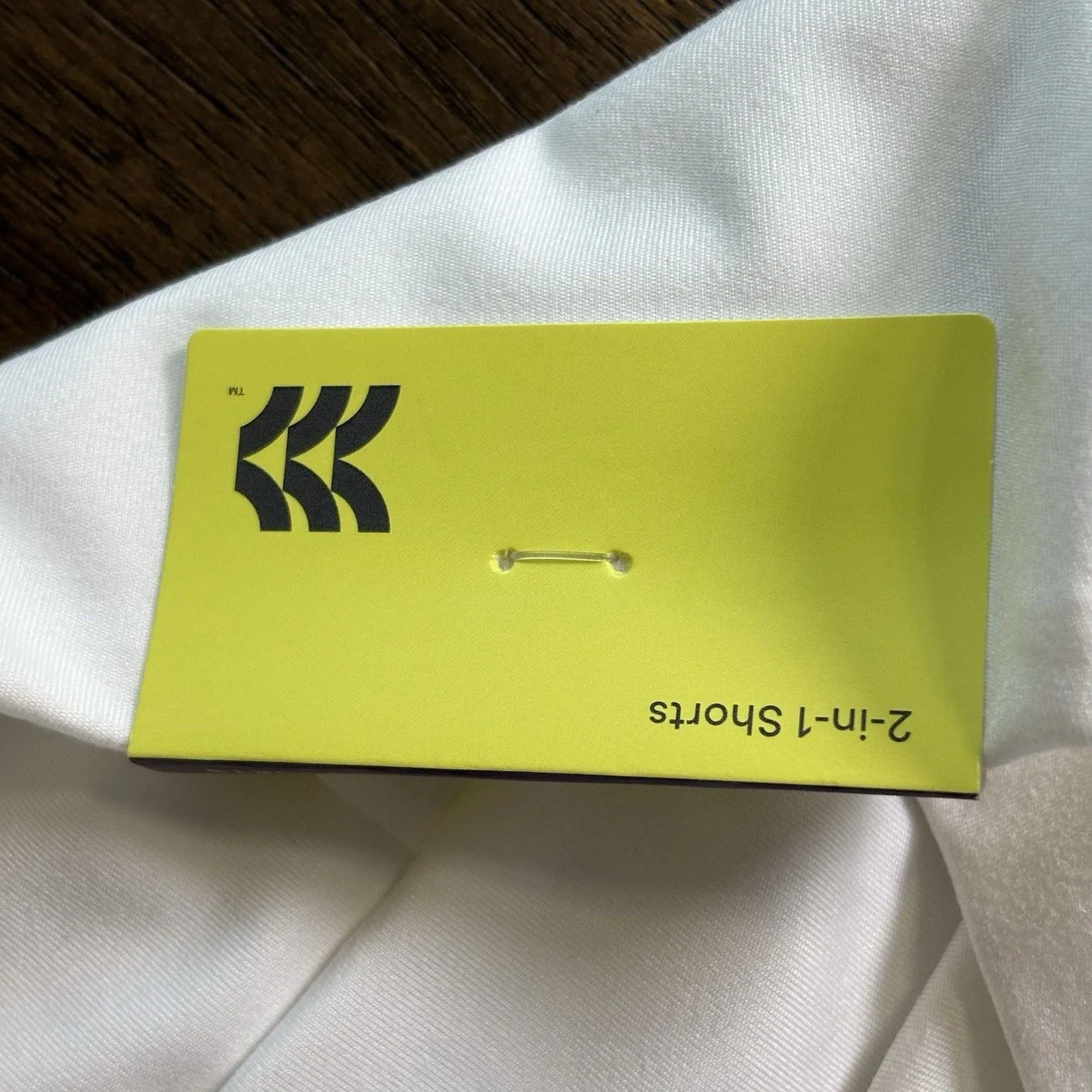 NWT- All in Motion- 2 in 1- running shorts- all white- Size XL - Image 7