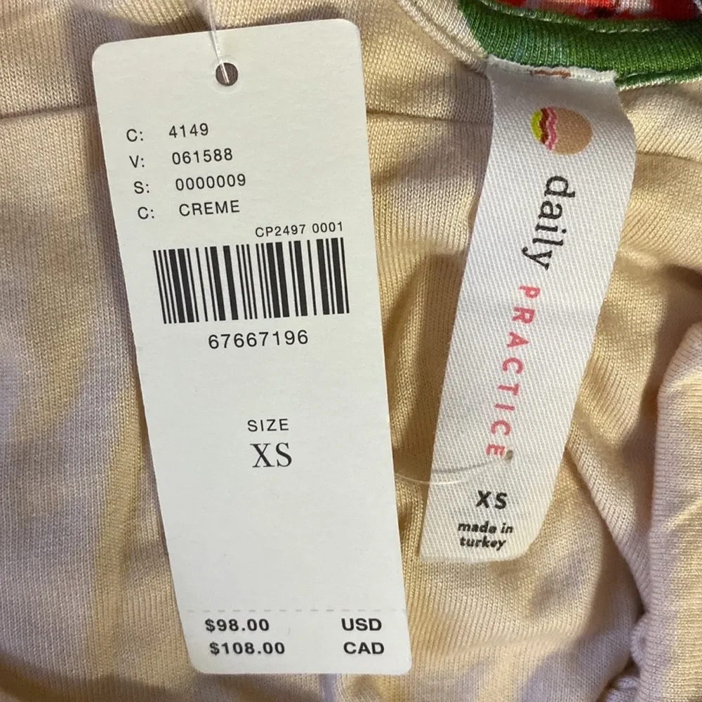 DAILY PRACTICE BY ANTHROPOLOGIE EUREKA Knee Length Dress 
DRESS. XS - Image 9