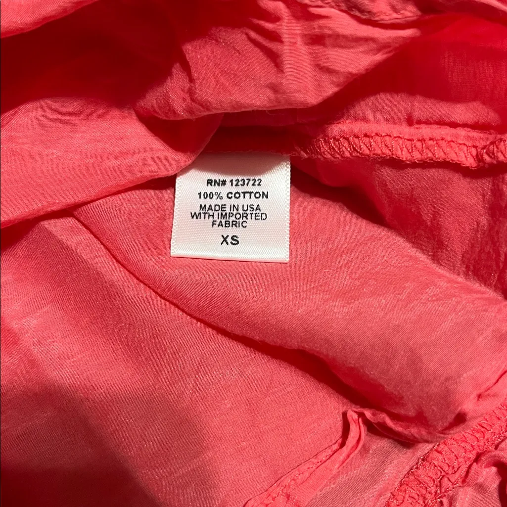 Xirena Tiered Sleeveless Lina Cotton Midi Sleeveless Dress Pink XS - Image 7