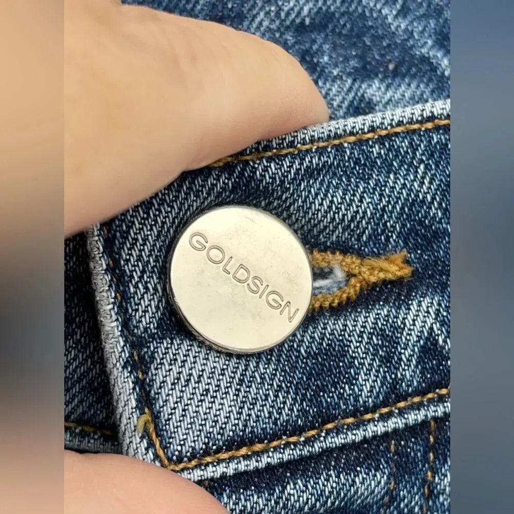 Goldsign Skinny High Rise Jeans size 26 Blue - Image 2