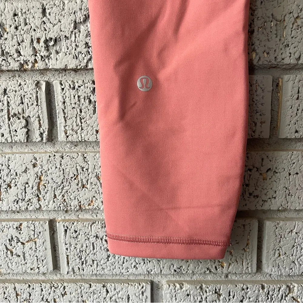 Lululemon Wunder Train High-Rise Crop with Pockets 23" in Brier Rose Pink Size 6 - Image 7