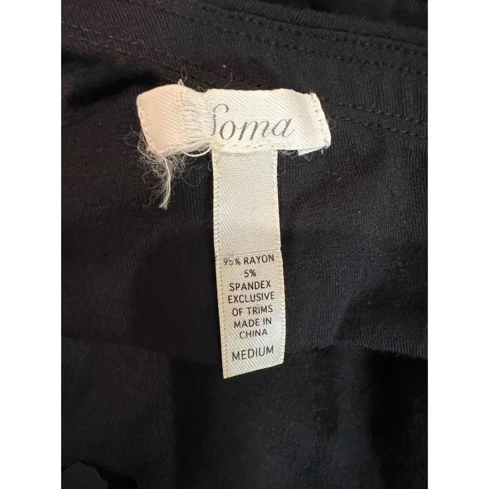 Soma Women's Black One‎ Shoulder Maxi Dress Size Medium Jersey Knit Whimsigoth - Image 6