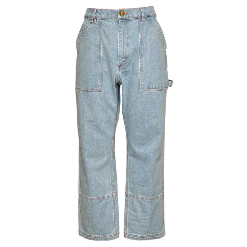 BIG BUD PRESS Carpenter Jeans, Light Wash, Medium Blue - Image 5