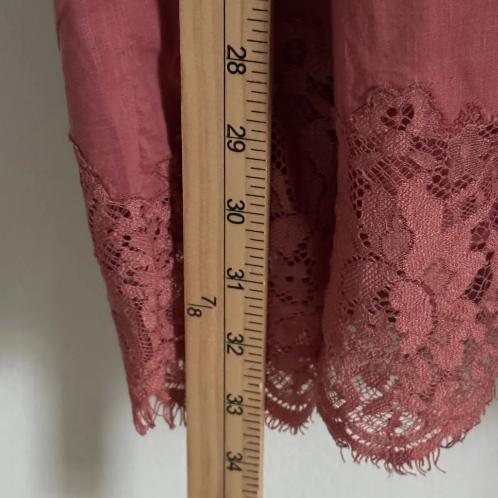 Anthropologie Lace Tunic Mini Dress Size Medium - Image 10