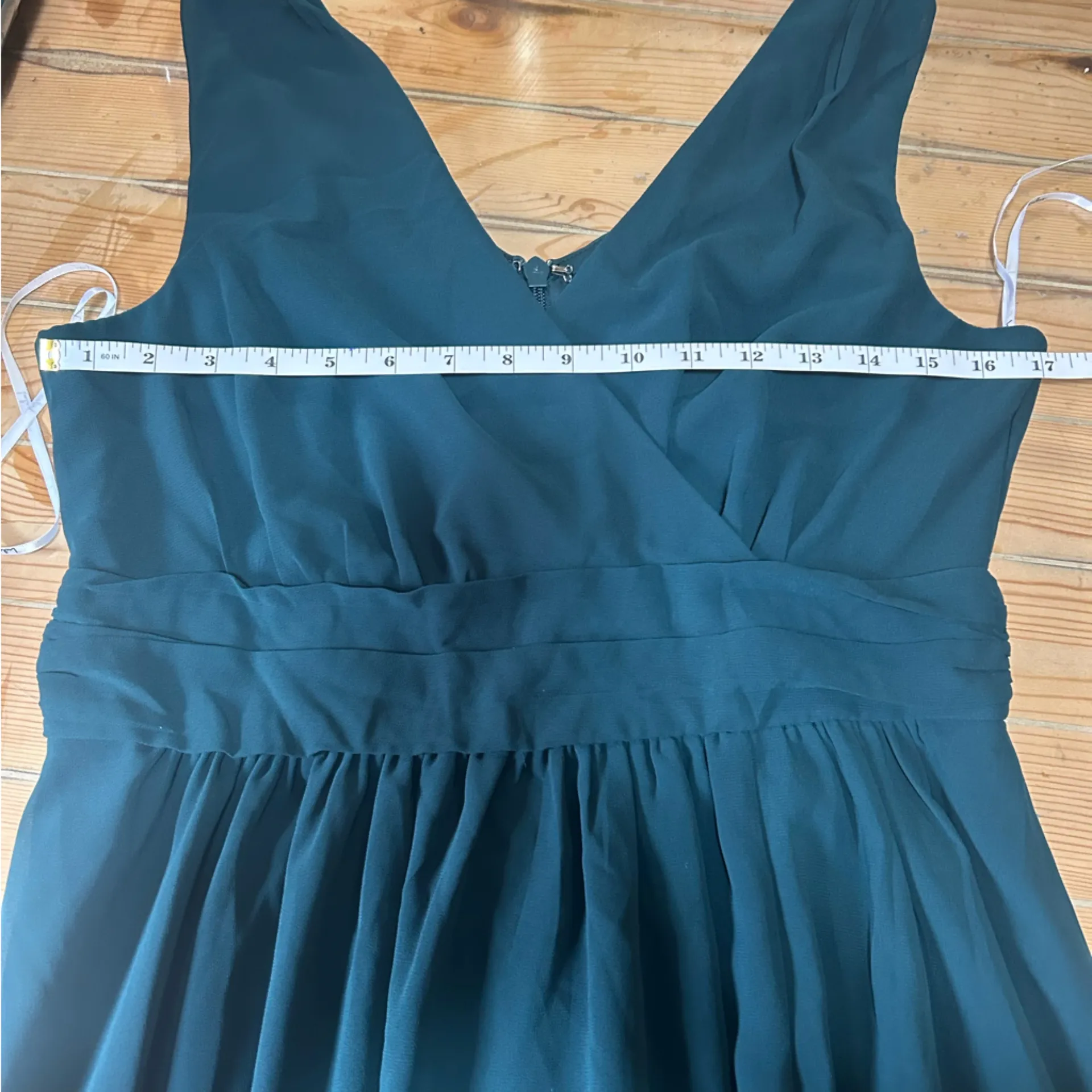 Heavenly Hues Emerald Green Maxi Dress - Image 6