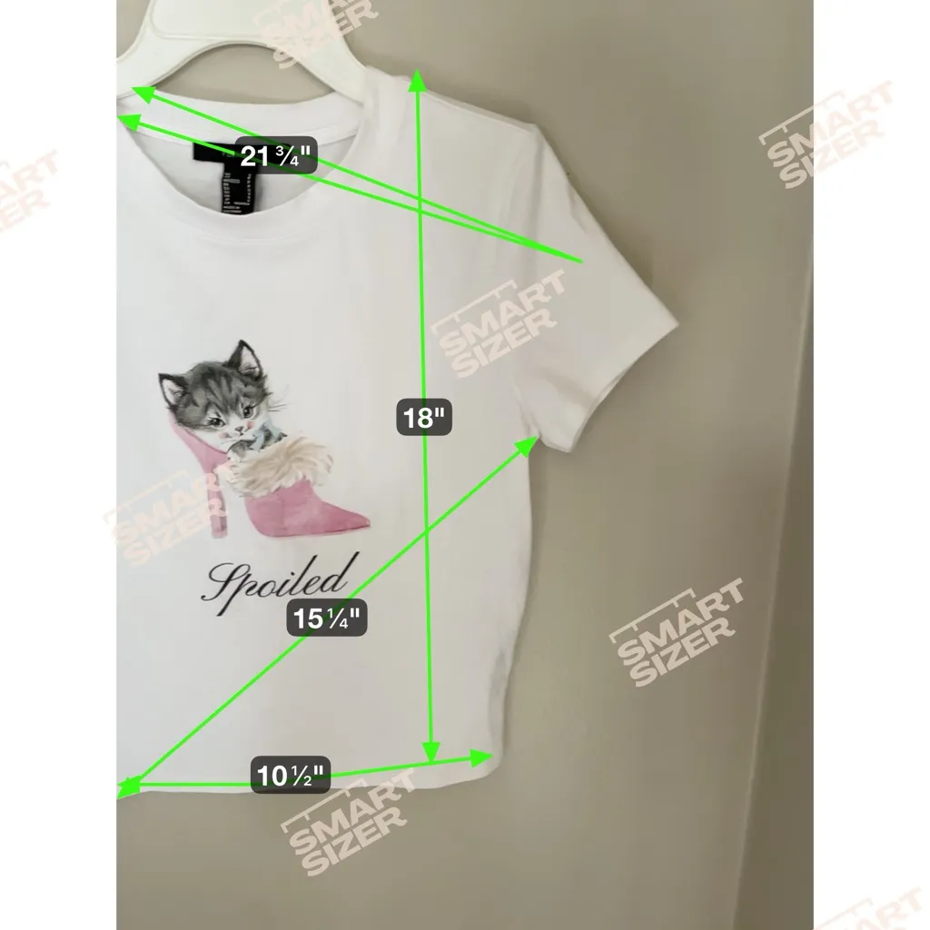 Forever 21 “Spoiled” white crop tee - Image 4