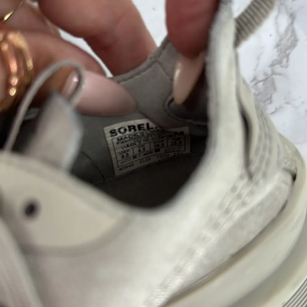 Sorel Kinetic Rush Ripstop Sneakers Gray‎ Outdoor Active Lace Up Sz 8.5 Running - Image 6