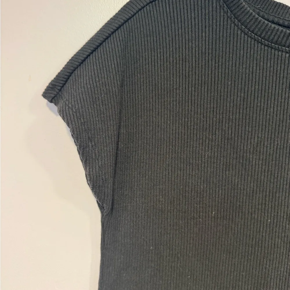 Black‎ ribbed old navy maxi dress - Image 2