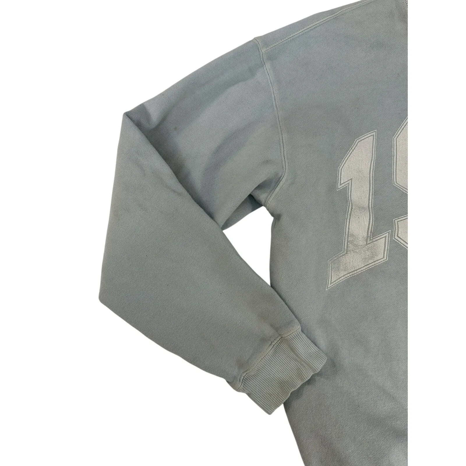 Taylor Swift 1989 Sweatshirt Baby Blue Cotton Blend size Large - Image 4