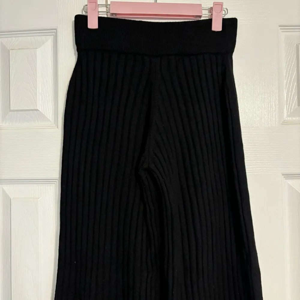 Roberto Collina Black Knit Ribbed Pants Size XS - Image 11
