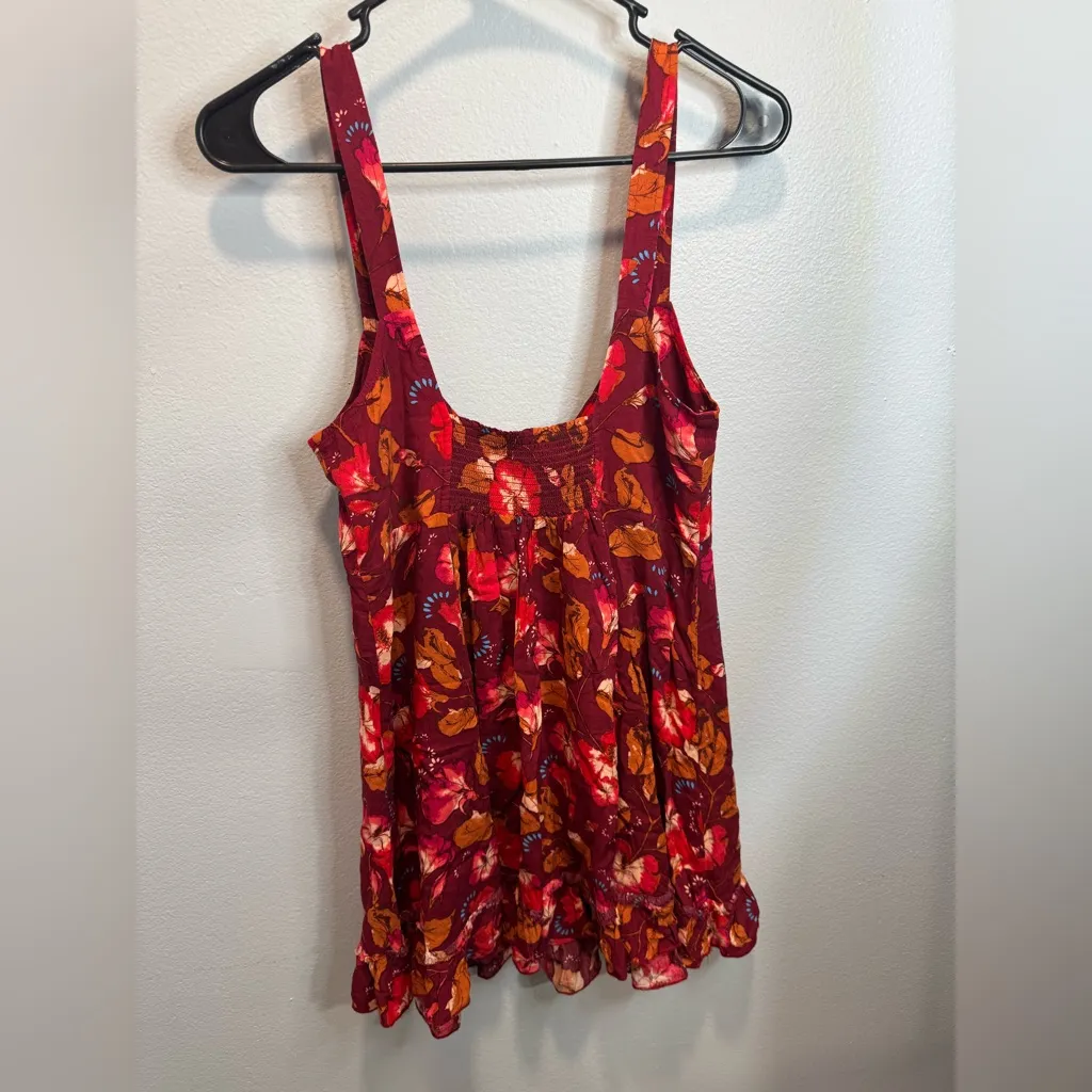 NWOT Free People Women's Red Lattice Lovers Slip Dress - Image 7