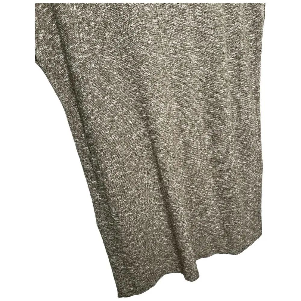 J Jill Pure Easy Sweater Tunic Marled Side Slit Round Neck Dolman Soft Green S - Image 5