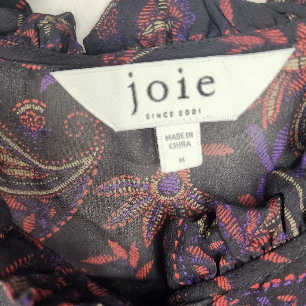 Joie DELANCEY LONG SLEEVE SILK TOP - Image 4