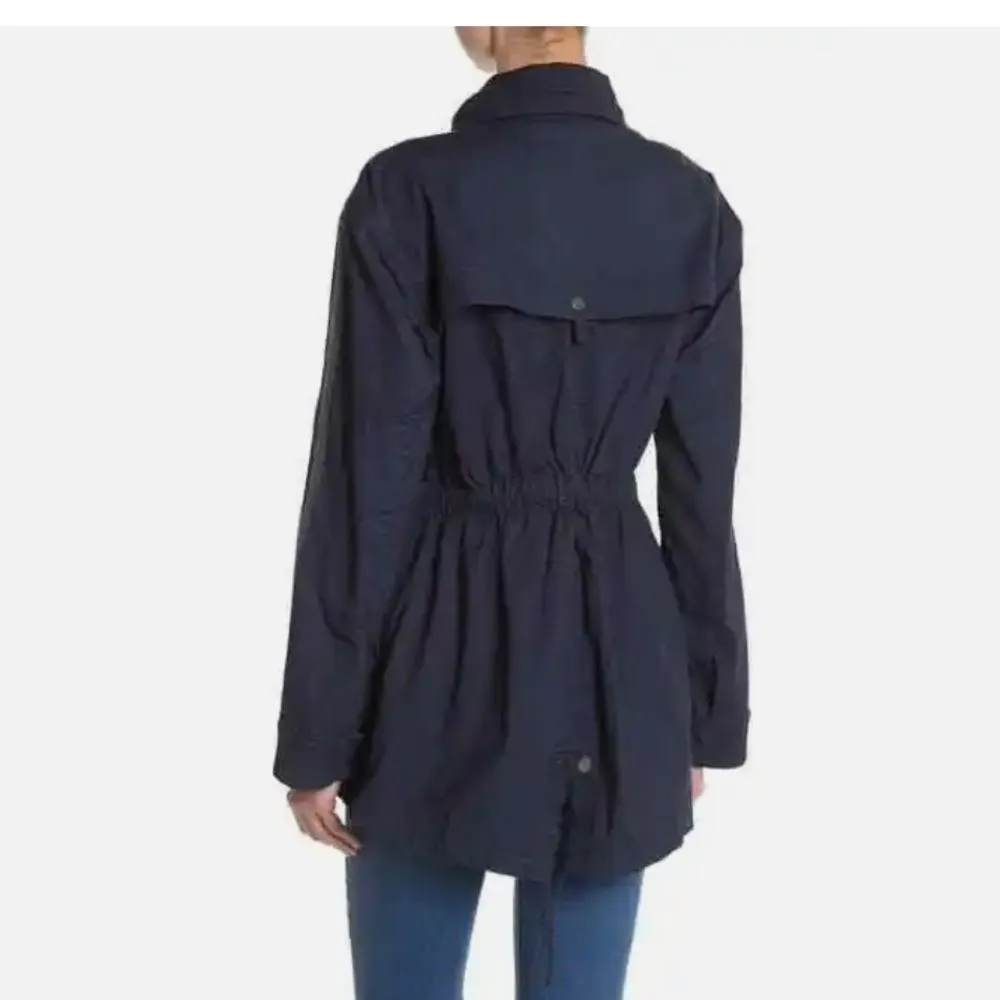 ATM Anthony Thomas Melillo Sz M Striped Field Jacket Navy Blue Utility Fisherman Size M - Image 9