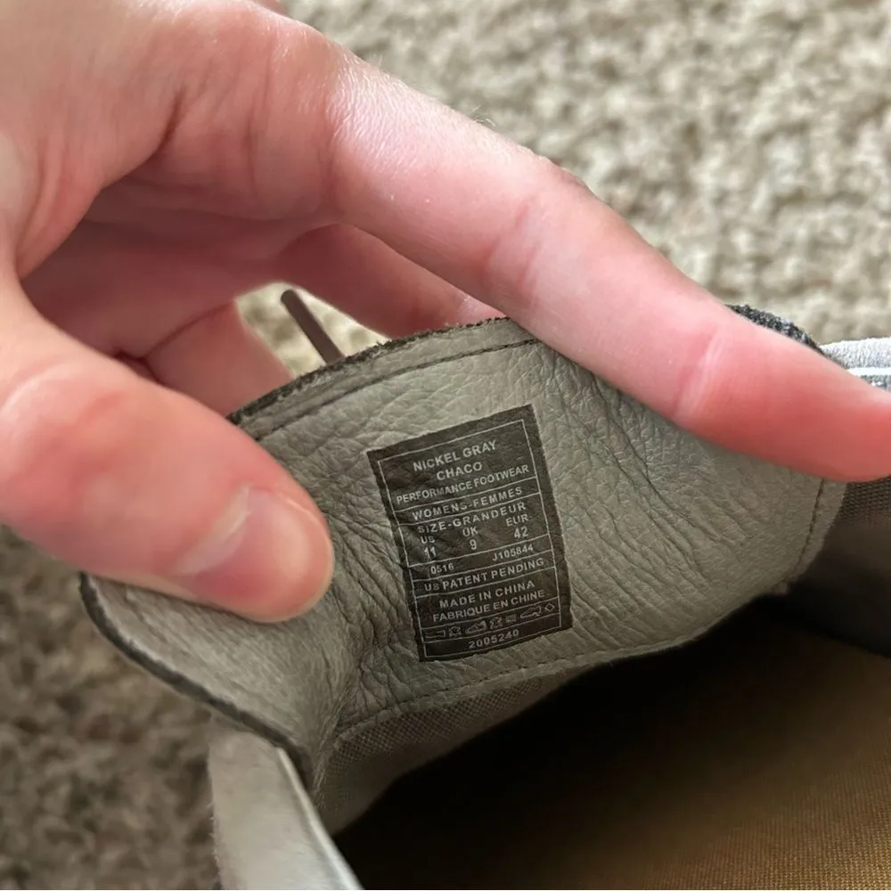 Chaco Women's Pineland Moc Leather Chukkas in Nickel Grey Size 11 Outdoor Hiking - Image 7