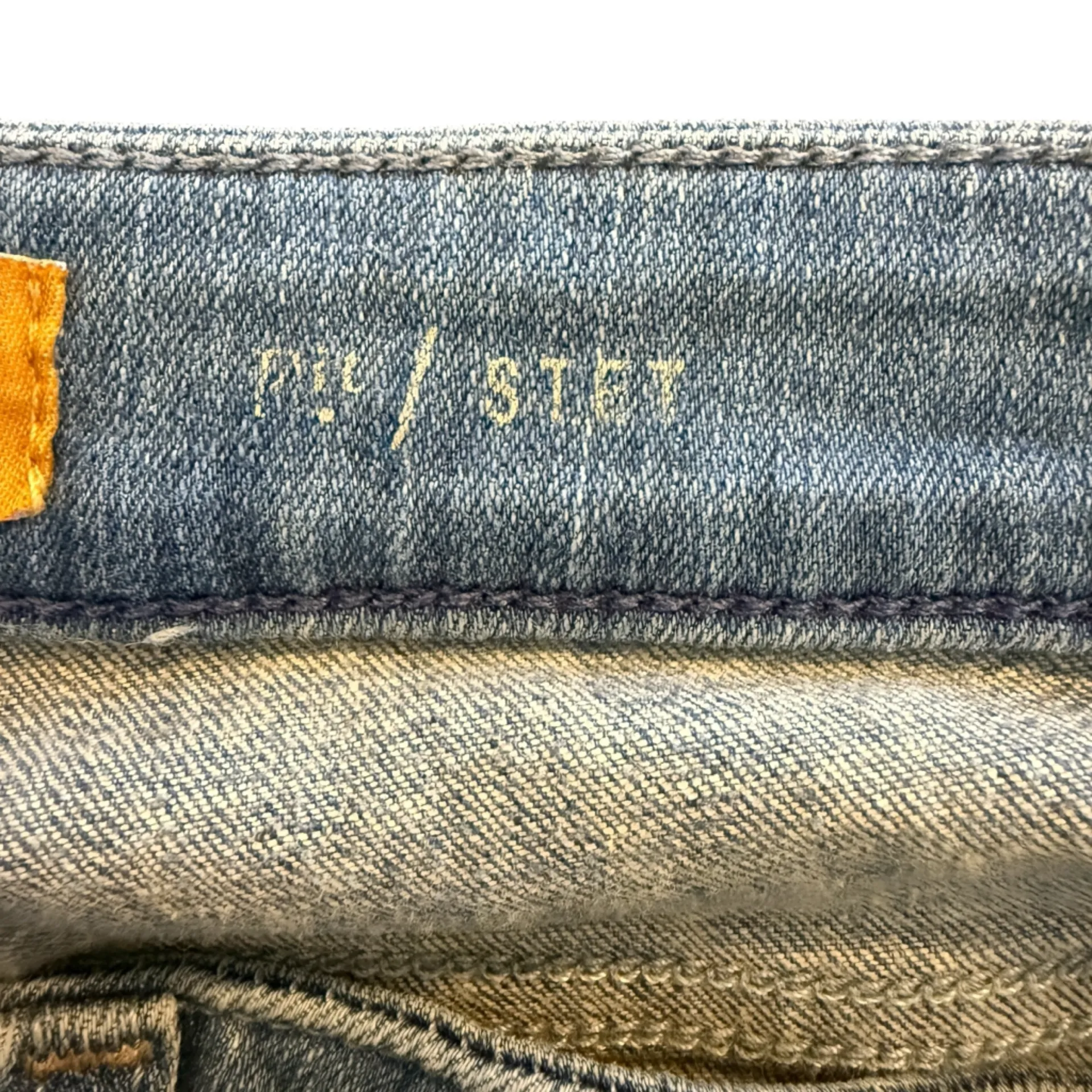 Pilcro and the Letterpress Anthropologie cropped Fit / Stet Jeans 32 Light Blue - Image 8
