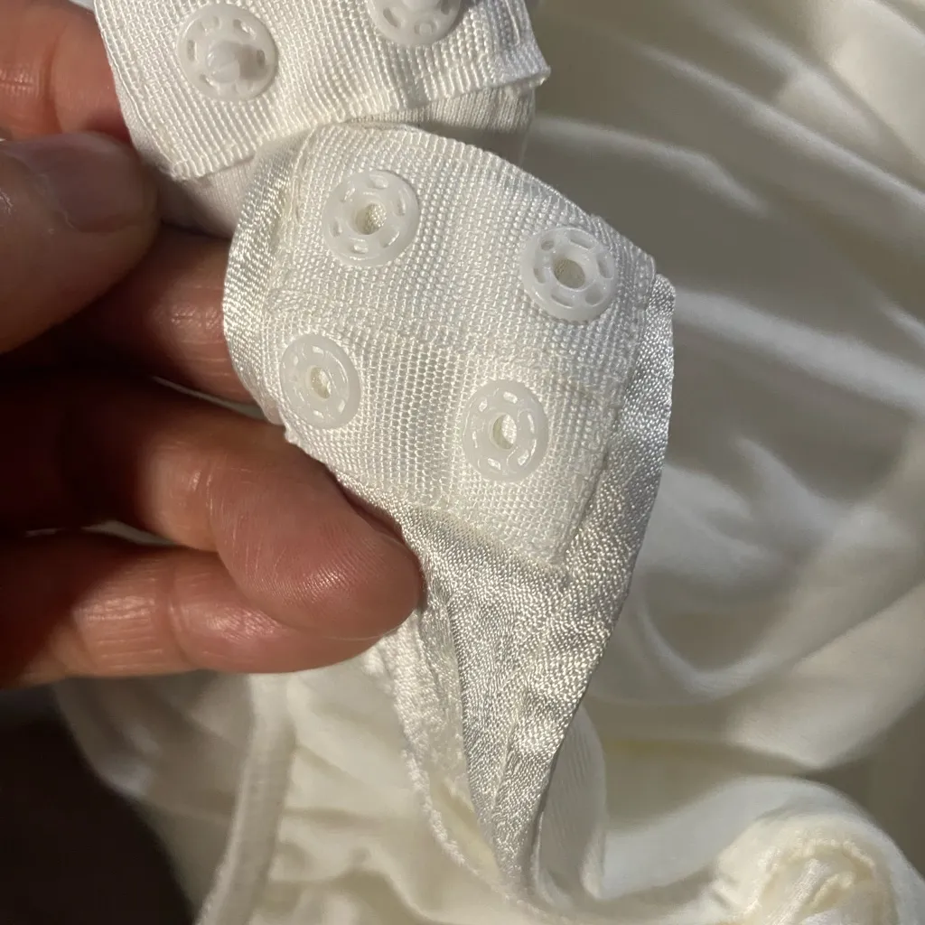 Zara Cream Satin Garment - Image 5