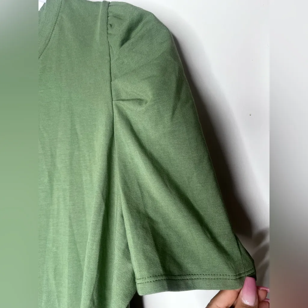 crown & ivy Green Short Sleeve Tee - Image 3