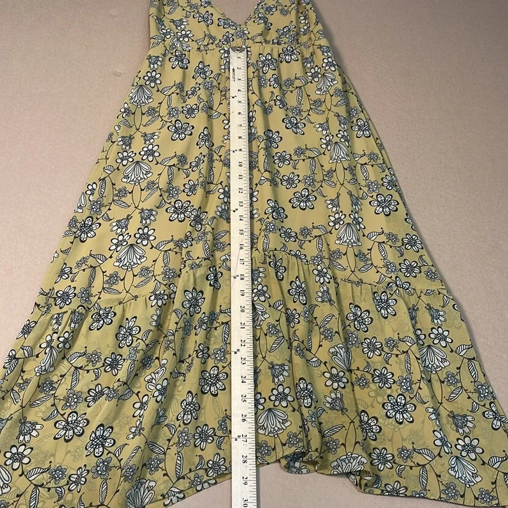 For Love And Lemons Gold Tan Midi Sundress Casual - Image 8