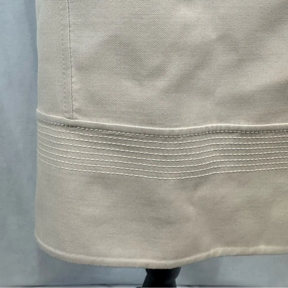 AGNONA for Bergdorf Goodman Wool and Silk blend stitch midi skirt size 46 US 10 - Image 3