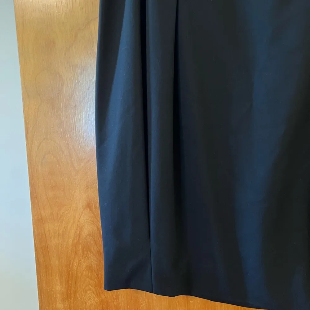 Lafayette 148 New York Italian Stretch Virgin Wool Blend Skirt Black NWT Size 10 - Image 8