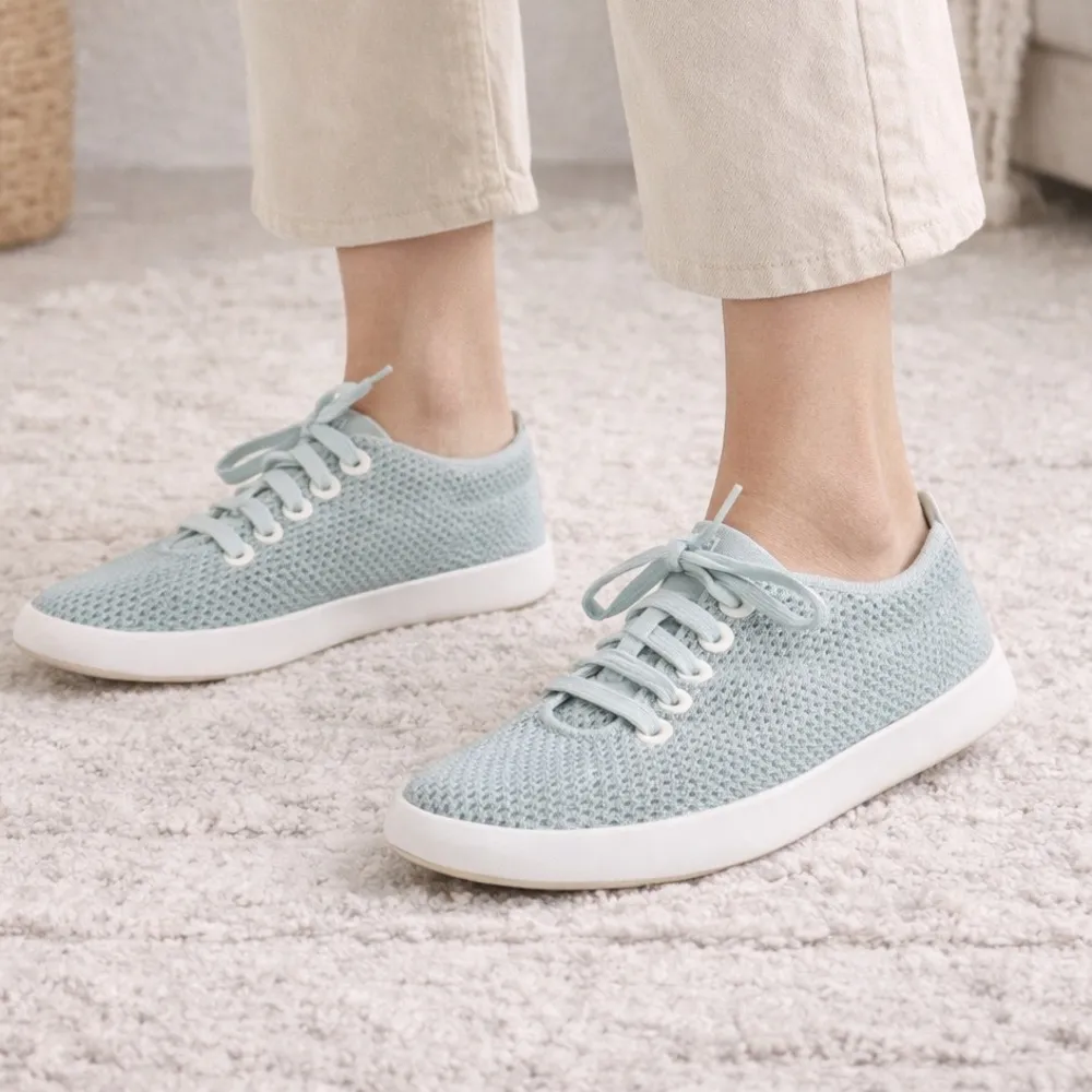 Allbirds Women’s Tree Piper Casual Sneakers in Dreamy Green - Image 8