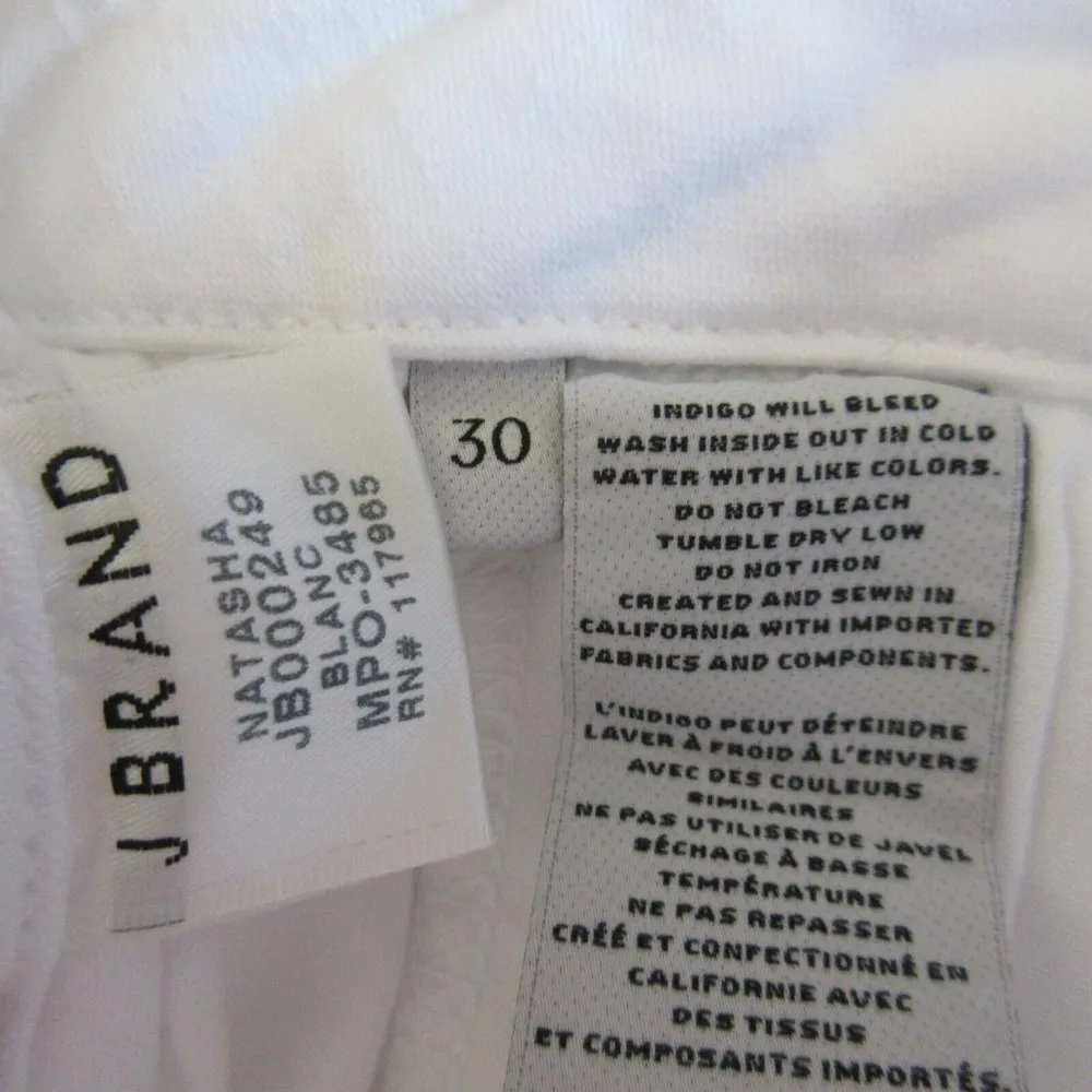 NWT J Brand Natasha in Blanc White Sky High Skinny PhotoReady Stretch Jeans 30 - Image 10