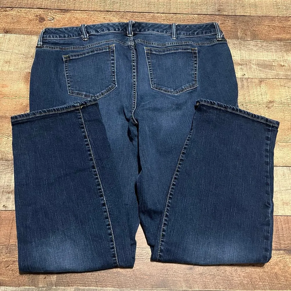 Torrid Women's Medium Wash Denim No Rips Or Distressed Barley Boot Jeans Sz 24 R - Image 4